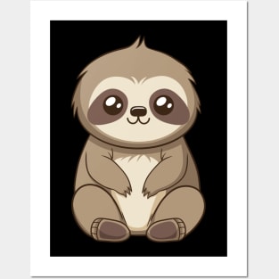 Cute Sloth Posters and Art